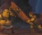 Fiona, savaşçı boyunca Shrek ile
